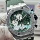 Swiss Clone OMF Audemars Piguet Royal Oak Offshore 26238 Green Face Leather Strap Watch (3)_th.jpg
